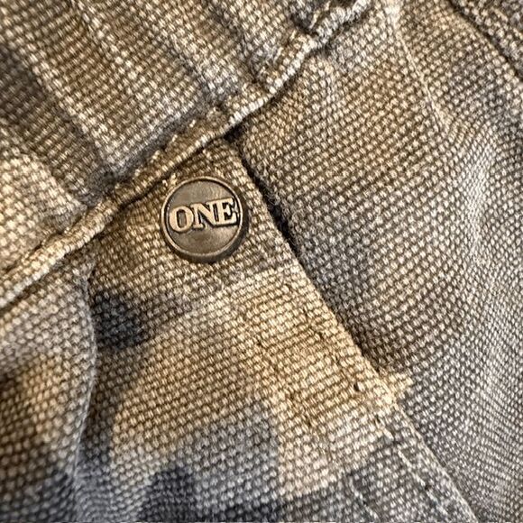 NEW! One Teaspoon Camo Shabbies Drawstring Elastic Waist Green Tan Size XS - Picture 7 of 10